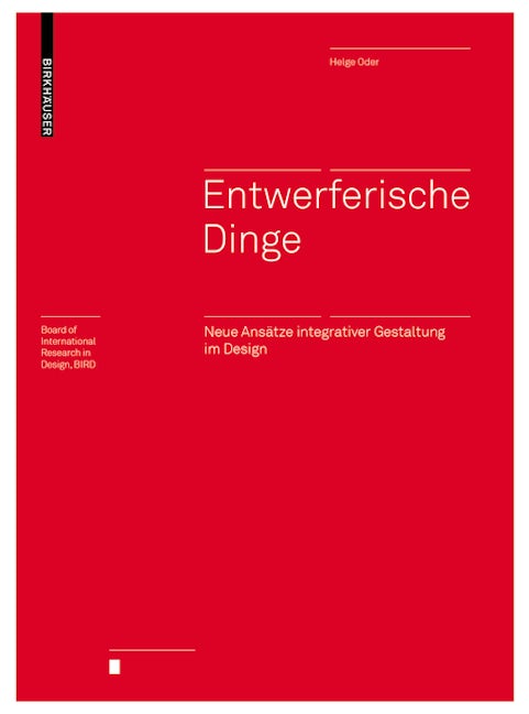 Book cover image for Entwerferische Dinge ISBN: 9783035621624